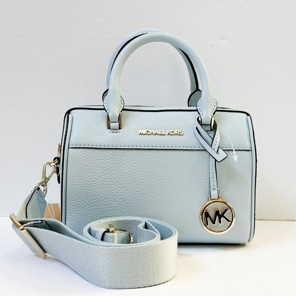 Michael Kors Travel XS Duffle Satchel Shoulder Crossbody Bag Vista Blue